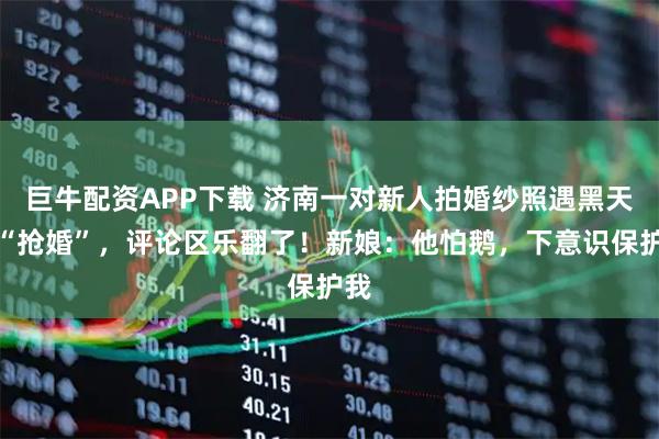 巨牛配资APP下载 济南一对新人拍婚纱照遇黑天鹅“抢婚”，评论区乐翻了！新娘：他怕鹅，下意识保护我