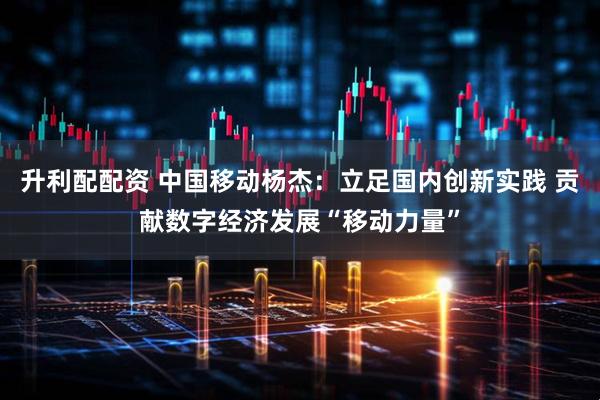 升利配配资 中国移动杨杰：立足国内创新实践 贡献数字经济发展“移动力量”