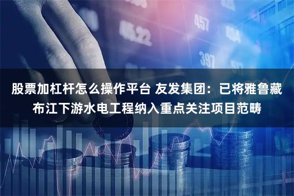 股票加杠杆怎么操作平台 友发集团：已将雅鲁藏布江下游水电工程纳入重点关注项目范畴