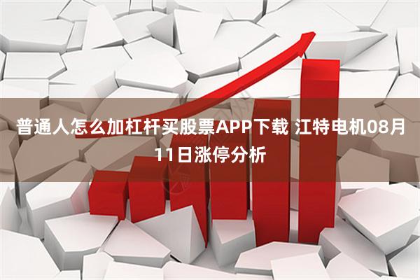 普通人怎么加杠杆买股票APP下载 江特电机08月11日涨停分析